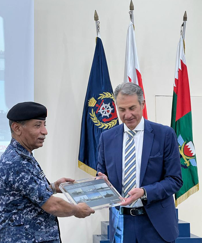 The handover ceremony of the "Al Taweelah" naval unit to the Royal Bahrain Naval Force