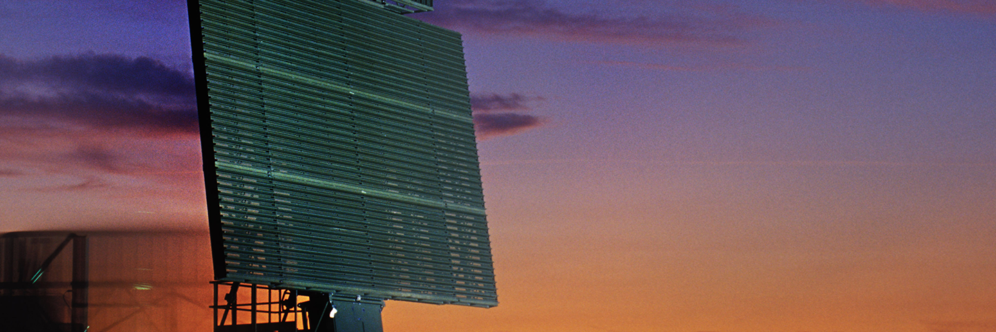 Radar RAT 31 DL by Leonardo in operational air-defence network, continuously scanning 360 at 6 rpm