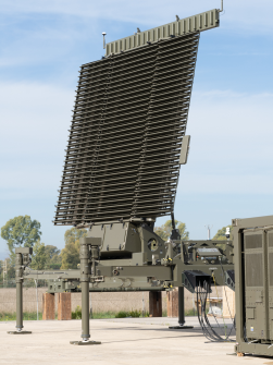 RAT 31DL/M by Leonardo – deployable long-range L-band 3D surveillance radar deployed in the field